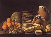 MELeNDEZ, Luis Still life with Oranges and Walnuts oil painting reproduction